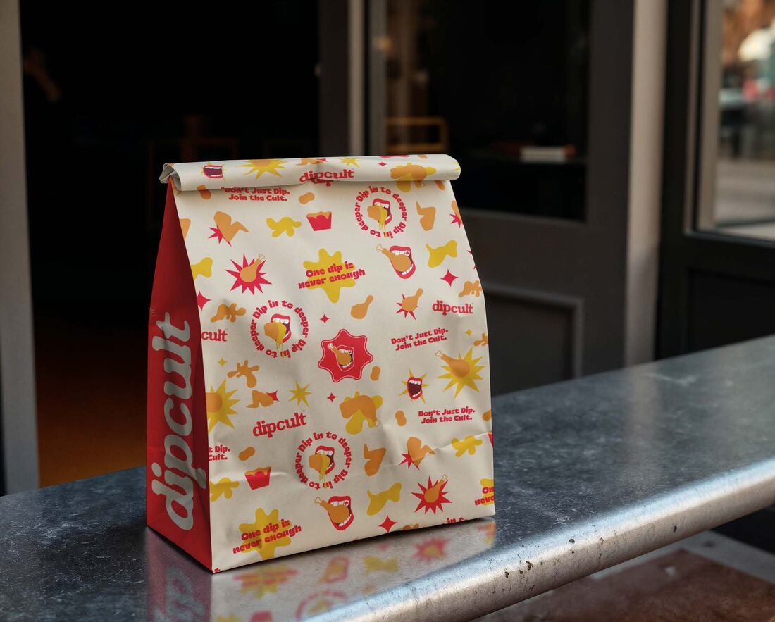 DIPCULT takeaway bag