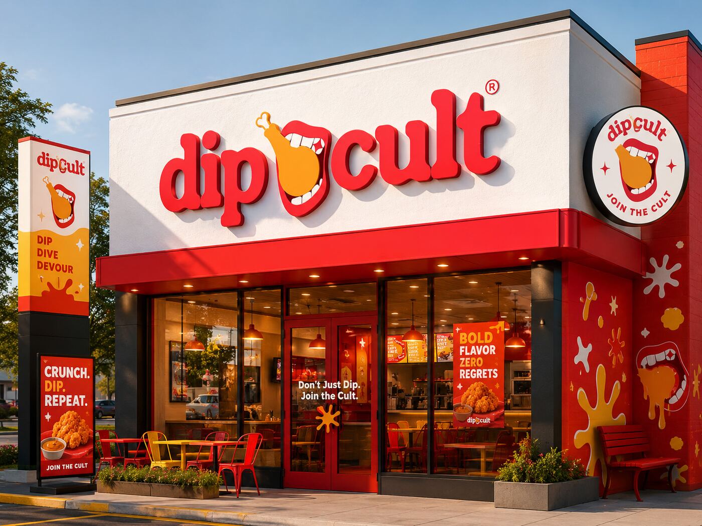 DIPCULT outlet front concept